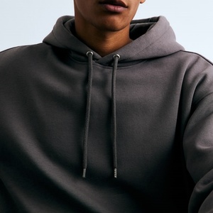 Sweat à capuche personnalisé pour homme, coupe classique, manches longues, longueur standard, couleur foncée, 100% coton, pour l'hiver, vente en gros, poids lourd, US - Product Image 2