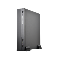Gabinete de PC Mini ITX Sootoptek, Gabinete Delgado Personalizado para Computadora de Escritorio con Fuente de Alimentación ITX Personalizada