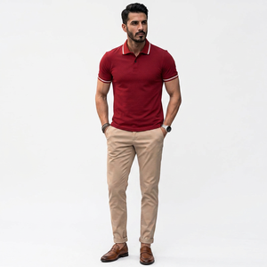 Camisetas de Hombre de Buena Calidad 100% Algodón, Cuello Personalizado Antiarrugas, Bolsillo, Impresión Digital - Product Image 1