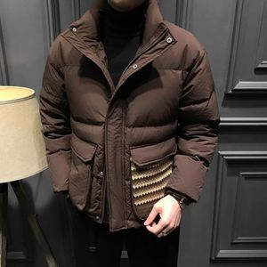 Piumino personalizzato da uomo mimetico termico bianco piumino d'anatra impermeabile antivento con cappuccio giacca invernale da uomo impermeabile - Product Image 2
