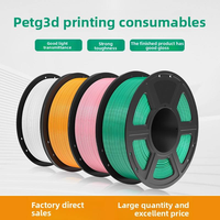 요수 하이퍼 스피드 PETG 3D 프린터 필라멘트 1.75mm, 부드러운 압출 깔끔한 와인딩 생분해성 1kg 스풀