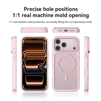Étui de téléphone robuste 3-en-1 en TPU+PC avec aimant puissant N52, résistant aux chocs, pour 15/14/16E/16/17/18 Pro