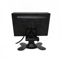 Monitor de Pantalla para Auto AHD de 7 Pulgadas, 12V a 24V, con Parasol