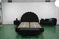 Lit de rangement rembourré avec vérin à gaz OEM, cadre de lit ottoman Queen/King pour grossistes, détaillants, hôtels – Fournisseur d'usine sur mesure