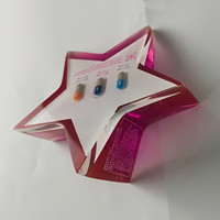 Présentoir personnalisé en résine pour échantillons en capsule, idéal pour l'exposition pharmaceutique et les souvenirs