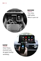 אלחוטי Apple Carplay חכם תיבת מודול אנדרואיד אוטומטי Dongle חבר Wired רכב רדיו עבור IPhone אנדרואיד נייד