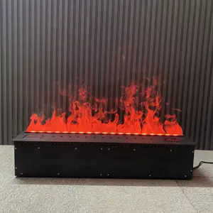 화재 장소 벽 삽입 80cm 3D 분무 벽난로 자동 충전 및 자동 배수