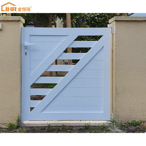 Puerta <span class=keywords><strong>de</strong></span> entrada <span class=keywords><strong>de</strong></span> acordeón deslizante para exteriores, cercado lateral negro <span class=keywords><strong>de</strong></span> alta calidad - Product Image 4