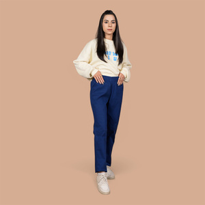 Breathable Skinny Fit Everyday Wear Jegging Wholesale Ladies High Waist <b>Stretch</b> Fabric Fashion Casual <b>Jeggings</b> For Online Sale - Product Image 2