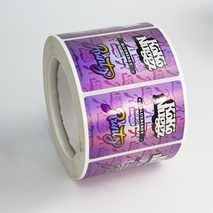 Impression étanche personnalisée Autre <span class=keywords><strong>produit</strong></span> Étiquette de bouteille privée d'emballage adhésif d'autocollant holographique en vinyle - Product Image 1