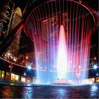 Cortina de Agua Digital Personalizada de 1M 2M 3M, Cascada de Agua para Decoración Interior y Exterior