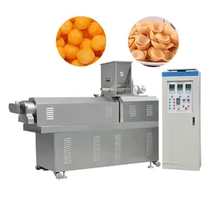 Shengrun Milho Puff Extrusora Máquina Milho Puff Snack Linha De Processamento De Alimentos Para Venda