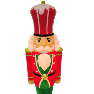 Soldado Cascanueces de Plástico Gigante de 30 Pulgadas, Decoración Navideña con Luces LED, Regalo Ideal - Product Image 3