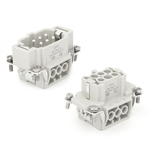 Conectores multipin de servicio pesado ZJHK/conexión de tornillo de 6 pines <span class=keywords><strong>HDC</strong></span> - Product Image 4