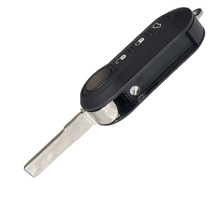 <span class=keywords><strong>Coque</strong></span> de <span class=keywords><strong>clé</strong></span> de voiture à distance de remplacement pour <span class=keywords><strong>Fiat</strong></span> <span class=keywords><strong>500</strong></span> Panda Punto Bravo véhicules <span class=keywords><strong>coque</strong></span> de <span class=keywords><strong>clé</strong></span> à rabat à lame non coupée 2/3BTN étui de <span class=keywords><strong>clé</strong></span> de remplacement - Product Image 3
