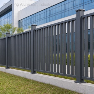 Valla de Privacidad de Aluminio Elegante de 4x8 pies con Recubrimiento en Polvo AAMA, Valla Residencial de Lujo con Modelado 3D para Seguridad Perimetral - Product Image 4