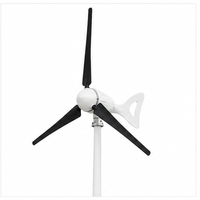 Générateur éolien hors réseau 12V, turbine à axe horizontal à 3 pales, puissance nominale 400W, pales en fibre de nylon renforcée pour systèmes de camping-cars et marins