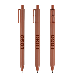 Promotional Bulk Plastic Multi-color Retractable Rubber Ballpoint <b>Pen</b> with Customized Logo Printed Advertising Ball Point Gift - Product Image 5