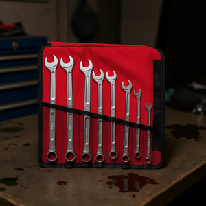 285 X B8 Combination Wrench Set 8 Piece Metric Steel <b>Tool</b> Kit For Automotive Repair - Product Image 3