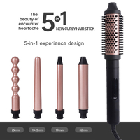5 en 1 Hot Hair Styler Air Blow Dryer One Step Sèche-cheveux Professionnel Lisseur Cheveux Bigoudi Styling Outils