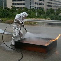 Pistolet de pulvérisation de lutte contre le feu de brouillard d'eau pour armoire de bobine de tuyau