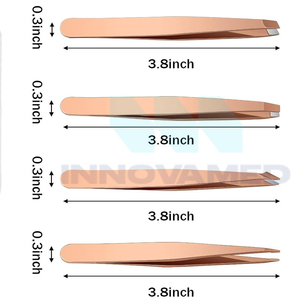 Pinzas Inclinadas de Acero Inoxidable para Cejas, Herramienta para Depilar el Vello Facial, Cuidado Diario de las Cejas, Venta al por Mayor - Product Image 6