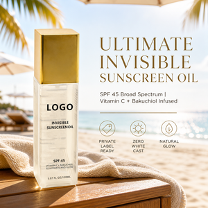 Protector Solar Invisible SPF45, Aceite Corporal de Marca Privada, Protección UV Ligera, Hidratante, Cuidado Diario de la Piel para Exteriores, OEM ODM - Product Image 2