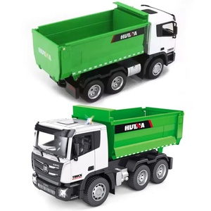 SJY-1556 RC Dumping Truck 1/18 2.4GHz 9CH Remote Control Dump Self-Discharging Engineering <b>LED</b> <b>Light</b> Model - Product Image 2