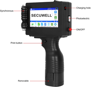 เครื่องพิมพ์อิงค์เจ็ทแบบพกพา,เครื่องพิมพ์อิงค์เจ็ทแบบพกพา M6เสื้อผ้ามือถือรหัสวันหมดอายุพิมพ์12.7มม. หลาย<span class=keywords><strong>ภาษา</strong></span> - Product Image 6
