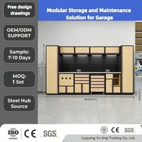 Gabinete de Herramientas Modular de Acero de Alta Calidad, Muebles para Taller y Garaje, Solución de Reparación para Garaje, Muebles Modulares para Reparación de Automóviles
