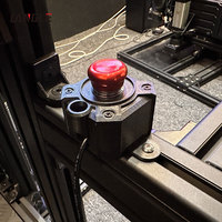 Accessoires de simulation de course automobile, bouton d'arrêt d'urgence, siège de simulateur de course automobile, plateforme de mouvement 6 DOF pour simulateur de jeux de course Simtools