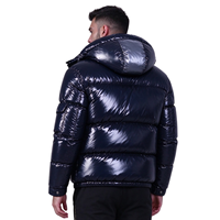 Vestes et Manteaux pour Hommes Personnalisés de Haute Qualité, Nouveau Design, Style Tendance, Couleur Unie, Manteau Chaud en Duvet, Doudoune pour Hommes
