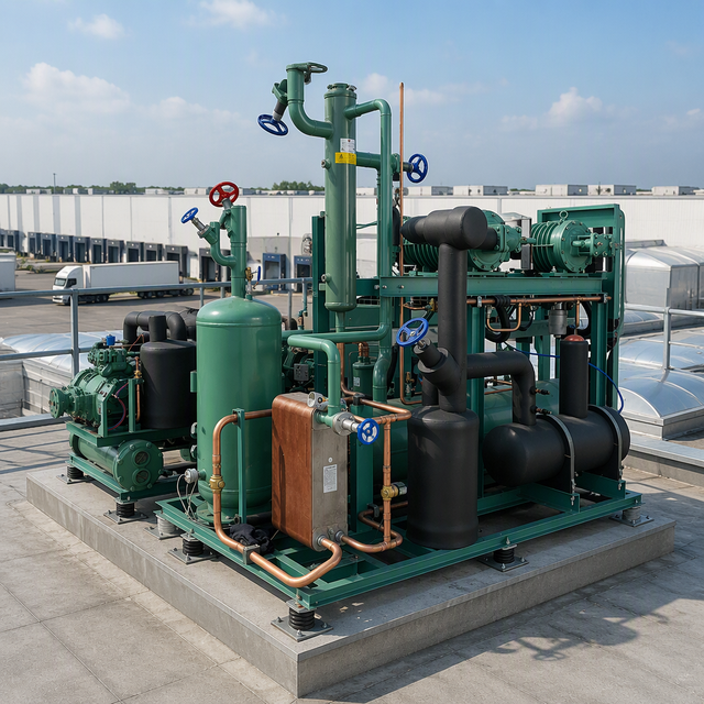 Commercial Refrigeration Unit  Industrial Compressor Condensing Unit Air Chiller Condenser