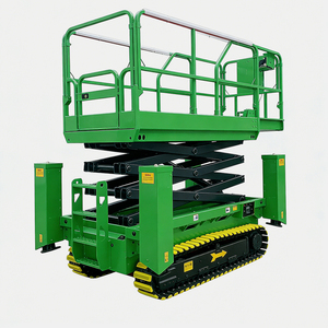 Plataforma Elevadora de Tijera sobre Orugas Premium de 6m, 8m, 10m, 12m, 100kg para Sitios de Construcción Fangosos, Directo de Fabricante - Product Image 3