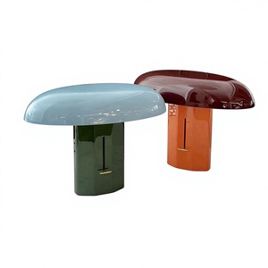 Lámpara de Mesa Moderna Minimalista de Lujo con Pantalla Azul <span class=keywords><strong>Verde</strong></span>/Rojo Naranja para Dormitorio y Sala de Estar, <span class=keywords><strong>Luz</strong></span> Cálida - Product Image 5