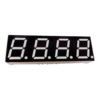 Afficheur LED à 7 segments à 4 chiffres de 0,8 pouce Super Rouge (620-625 NM) Houkem-8041-A/BSR 12 broches