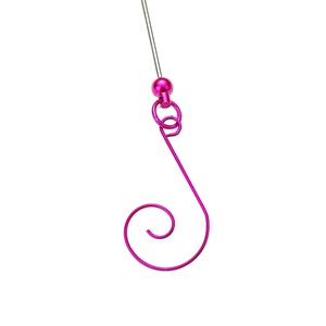 Festive Beaded Hook Christmas Tree Ornament <b>DIY</b> <b>Kit</b> - Metal Hooks for Holiday Decorations, Craft Supplies - Product Image 3