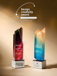 Nouveau Trophée en Cristal Artificiel 2026 – Récompense Créative Personnalisée en Métal Gravé pour Employés Exceptionnels et Reconnaissance des Équipes lors de la Réunion Annuelle - Product Image 4