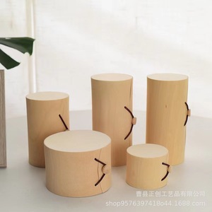 Caja de Regalo de Té de Madera de Haya Rectangular Hecha a Mano con Empaque Interior Personalizado Origen Shandong D34 Blanca - Product Image 3