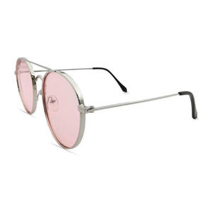 Gafas de sol Qianai unisex con montura ovalada plateada, protección UV400, tipo 3 lentes, material AC, para parejas. - Product Image 5