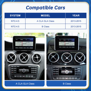 Écran portable sans fil CarPlay Linux pour <span class=keywords><strong>Mercedes</strong></span> Benz A/B/<span class=keywords><strong>CLA</strong></span>/GLA 2013-2015 Système NTG5.0 10.25"/12.3" Navigation GPS HD - Product Image 3
