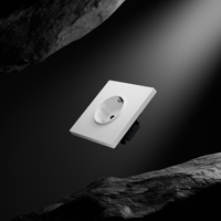 Bingoelec - Enchufes Eléctricos Schuko de Pared de Vidrio Brillante Personalizados al por Mayor para la UE, Enchufes Mecánicos Montados