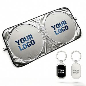 Wholesale Foldable Sunshade Creative Oem <b>Sun</b> <b>Shade</b> for Dealer Business Promo Gift Car Sunshield With Custom Logo - Product Image 1