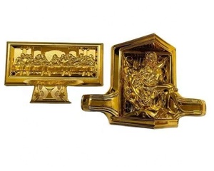 Recién llegado, ataúd de la Virgen Marí<span class=keywords><strong>a</strong></span> de estilo americano, accesorios de decoración funeraria exquisitos, esquina de ataúd funerario de venta directa - Product Image 1
