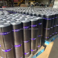 Membrane d'étanchéité en asphalte modifié SBS, polyester, service personnalisé, épaisseur 3 mm 4 mm, norme nationale industrielle pour la toiture