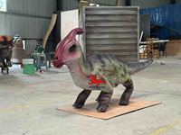 Accessoire Parasaurolophus de haute technologie pour dinosaure robotique personnalisable de parc d'attractions avec fonctions de marche et de rugissement