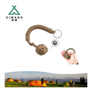 Bola de Defensa Personal Trenzada de Paracord de 7 Hilos Personalizada, Herramientas de Supervivencia al Aire Libre, Llavero de Puño de <span class=keywords><strong>Mono</strong></span> de Paracord - Product Image 1