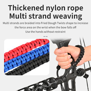 양궁 활 손목 스트랩 로프 결합 빠른 연결 나일론 복합 보우 스트랩 사냥 사격 장비 손목 슬링 - Product Image 3