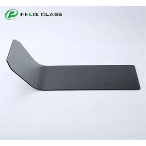 Verre trempé gris courbé sur mesure pour panneau de couverture d'appareil électrique, verre courbé - Product Image 4