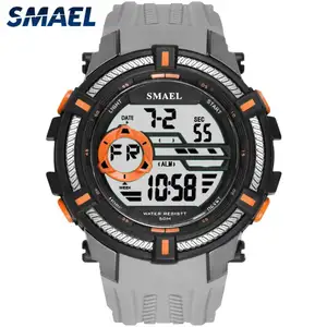 Smael 1616 Trending Groene Jongens Digitale Horloge Kostuum Nylon Band Kalender Chrono Gratis Verzending Wandelen Hand Horloge